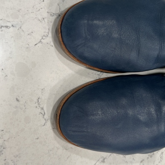 leather Lucky Brand Women's Cahill Loafer Flats in Navy Blue size 10 - Picture 4 of 5